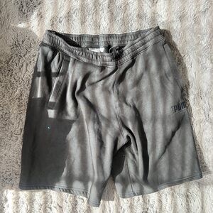 Black puma shorts